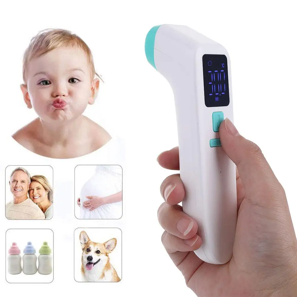 

Infrared Thermometer USB Charging LCD Forehead Thermometer Doctors Health Care Kids Contactless Body Thermometer Home Outdoor