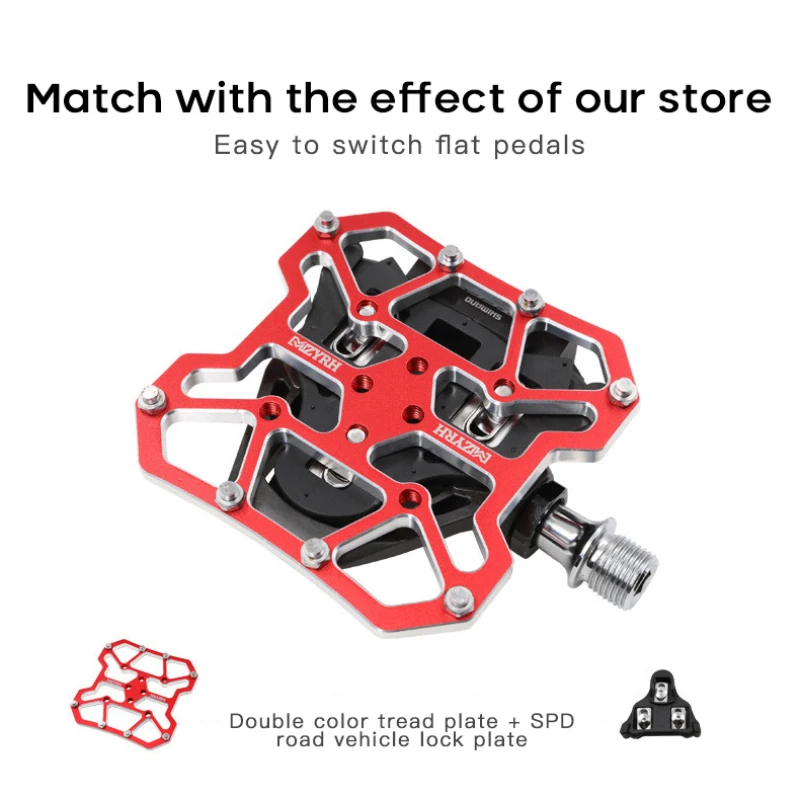 Road Bike Cleats 6 Degree Float Selflocking Cycling Pedals Cleat For