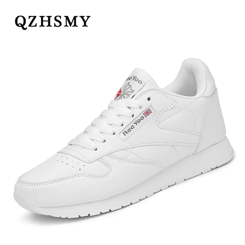 Zapatos planos de plataforma para hombre y mujer, zapatillas cómodas de goma con cordones, color blanco y negro, de talla grande 50, 2021