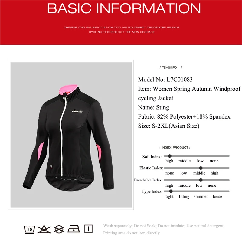 Santic, 8-16 градусов, теплая велосипедная куртка с длинным рукавом, зимняя женская ветрозащитная велосипедная Джерси для шоссейного велосипеда, теплая одежда для велоспорта