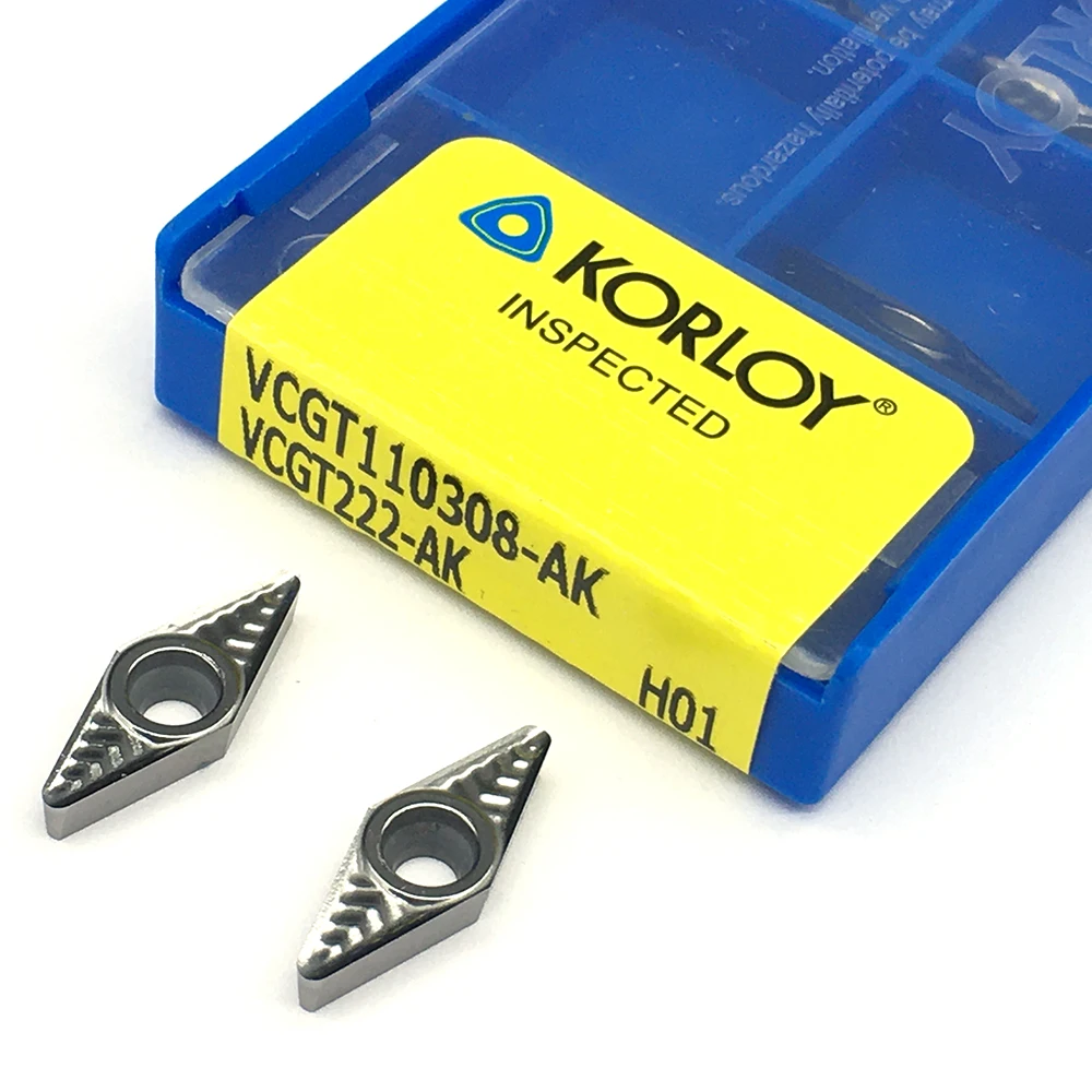 

VCGT110308 AK H01 10pcs Aluminum cutter blade Insert Cutting Tool turning tool CNC Tools AL +TIN Alloy wood