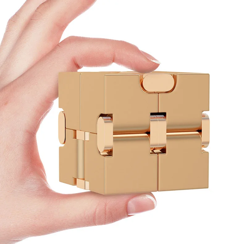 

Infinite Rubik's Cube Relaxation Decompression Useful Product Vent Alloy Set Fingertip Toy Hand Owe Finger Square Douyin Toy