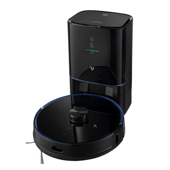 

VIOMI S9 Robot Vacuum Cleaner with Intelligent Dust Collector Sweeping and Mopping 2700Pa Laser Navigation for Pets Hair, Carpet