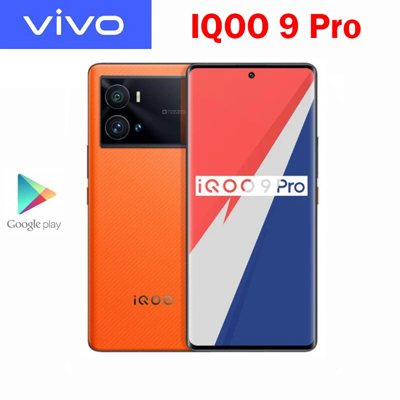 VIVO-신제품 IQOO 9 프로 5G 휴대폰, 6.78 인치, AMOLED 스냅드래곤 8 1, 50mp, 안드로이드 12 OS, 4700mAh, 120W, 대시 충전, NFC