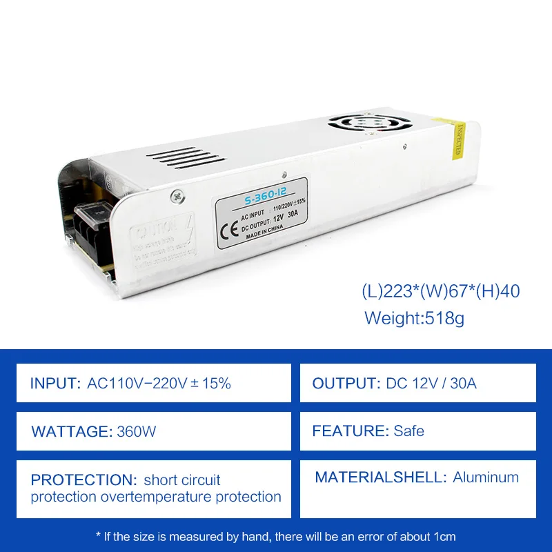 Z08D-Long-Power-12V30A-360W