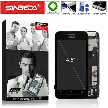 

4.5" Original LCD For ASUS ZenFone ZC451TG LCD Display Touch Screen with Frame Digitizer Replacement For Asus ZC451TG Display