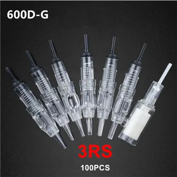 

Tattoo Cartridge Needles 3rs 100Pcs Tattoo Needles Disposable Permanent Makeup Eyebrow Lip Eyeliner for Electric Machine Pen