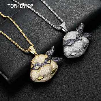 

New AAA+Cubic Zircon Hiphop Cool Cartoon Anime Ninja Turtle Pendant Hiphop Necklace