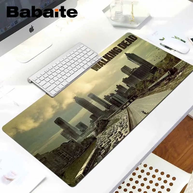 LockEdge 30x80cm Babaite The Walking Dead Нескользящие прочные силиконовые компьютерные коврики Комфортный коврик для мыши игровой коврик для мыши - Цвет: LockEdge 30x80cm