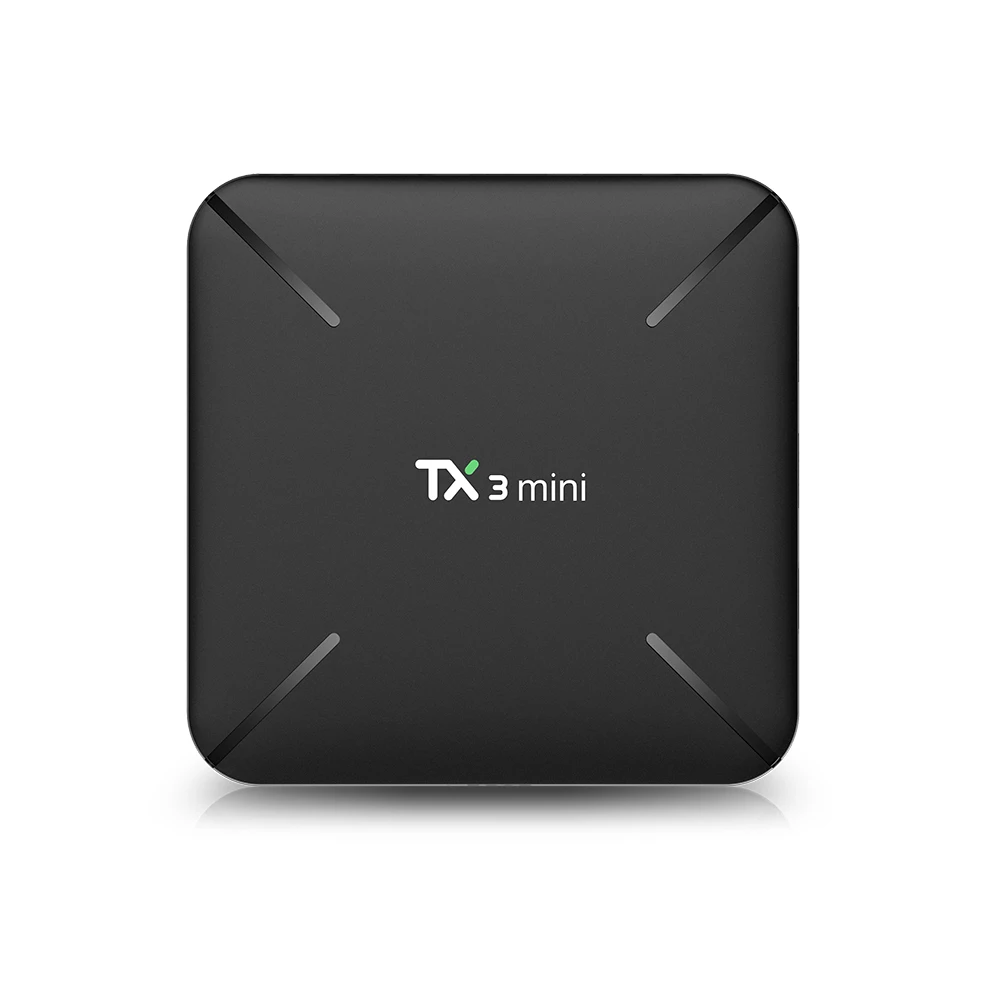 TX3 Мини Смарт Android 7,1 ТВ приставка 1 г/2G ram 16 Гб rom Amlogic S905W 4K медиаплеер 2,4 ГГц WiFi телеприставка