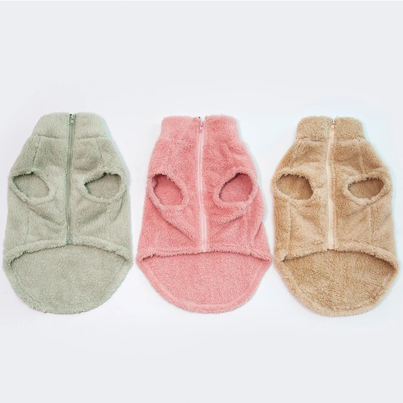 BDTHOOO хлопок Одежда для собак на молнии многоцветный свитер для домашних животных пальто для собак