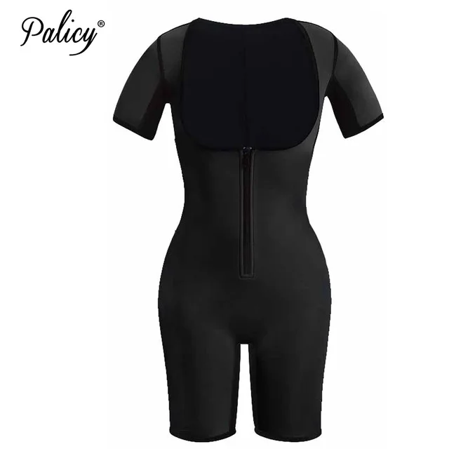 Palicy Wanita Neoprene Sauna Suit Full Body Shaper Baju Pelangsing Pembentuk Perut Pemangkas Pembakaran Lemak Olahraga Korset Keringat Slim Bodysuit Aliexpress