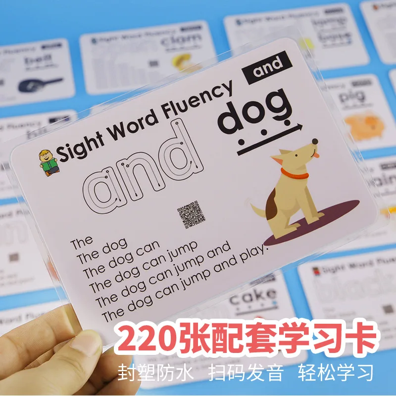 

Sightwords Card Word Homework Exercise Book Outbound Homework 1-5 Book Supporting English High-Frequency