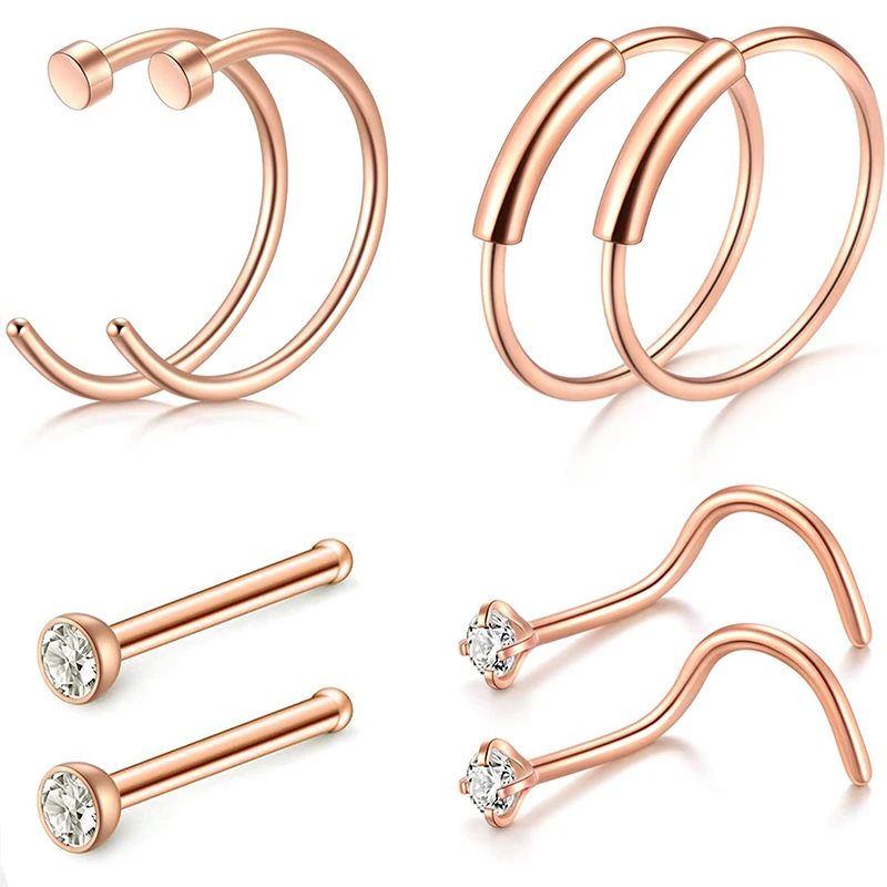 Пирсинг В Нос Кольцо Золотое Купить