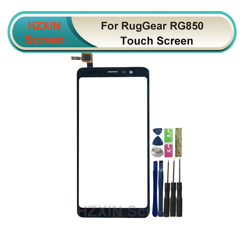 Для RugGear RG850 сенсорный экран без ЖК дисплея дигитайзер в сборе Замена с