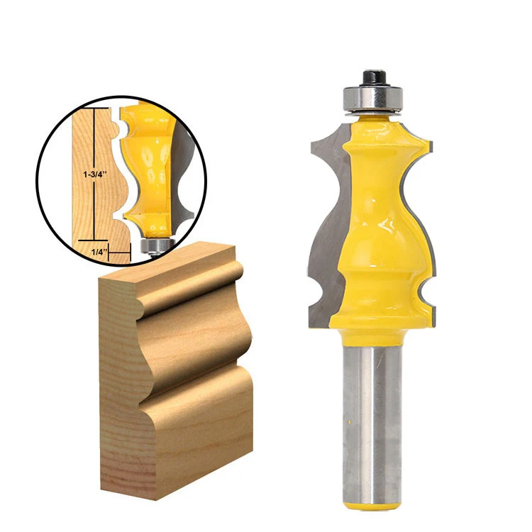1PC Jewelry Box Foot Mold Router Bit - 1/2" Shank Line knife Woodworking cutter Tenon Cutter for Woodworking Tools