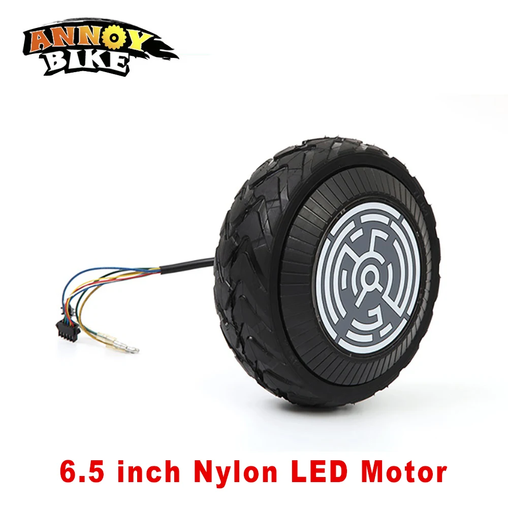 

6.5 Inch Hub Motor 24V 150W High Power Balance Car Electric Scooter With LED Coopper Coil Brushless Gearless LED Hub Motor