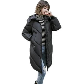 

2020 new design Korean Style Winter Jacket Women Stand Collar Solid Female Down Coat Loose Oversized Womens Short Parka coat 27
