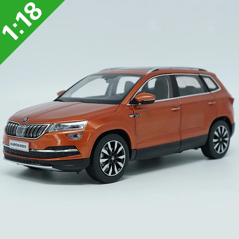 1:18 высокое тщательное Skoda KAROQ сплав модель автомобиля статические металлические модельные автомобили с оригинальной коробкой