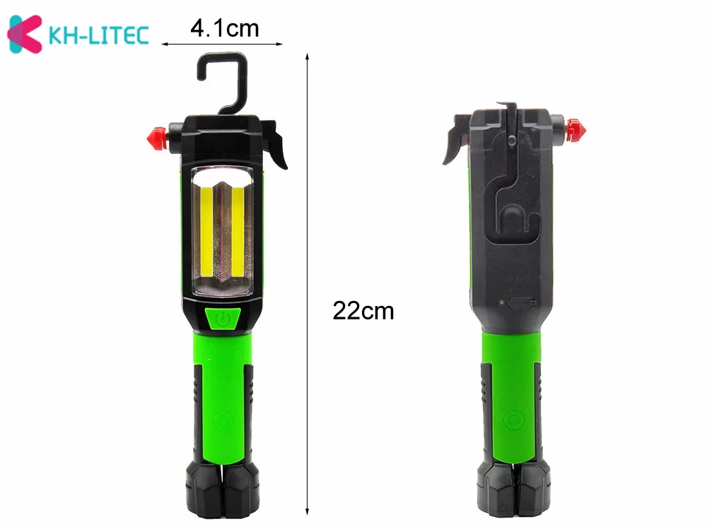Najtaniej Magnetyczna naprawa samochodów lampa do pracy COB LED latarka usb ładowanie przenośna lampka do polowania na Camping wspinaczka
