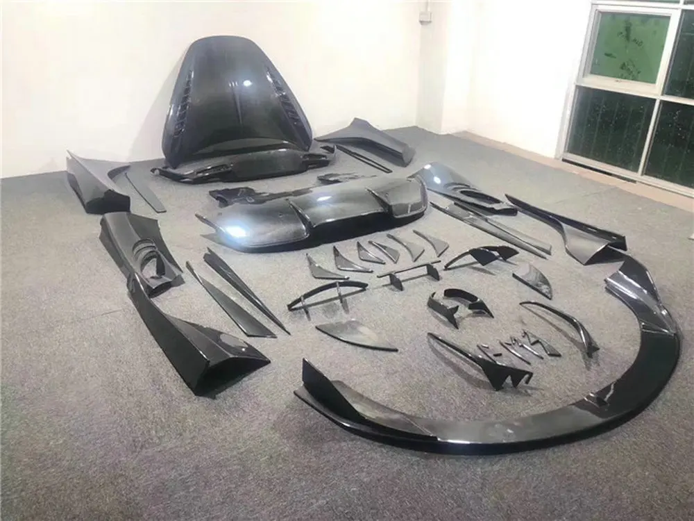 Topcar стильный комплект кузова для mlaren 720 S, комплект кузова из углеродного волокна, передний диффузор для губ, задний диффузор, боковые юбки, капот, задний спойлер