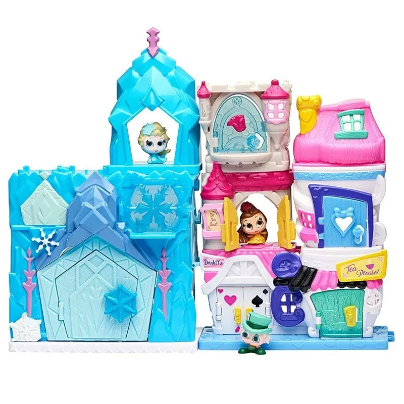 

Ruihua Line Folding House Fairy Tale House Princess Castle Princess Play House Jenga Toy House 69404