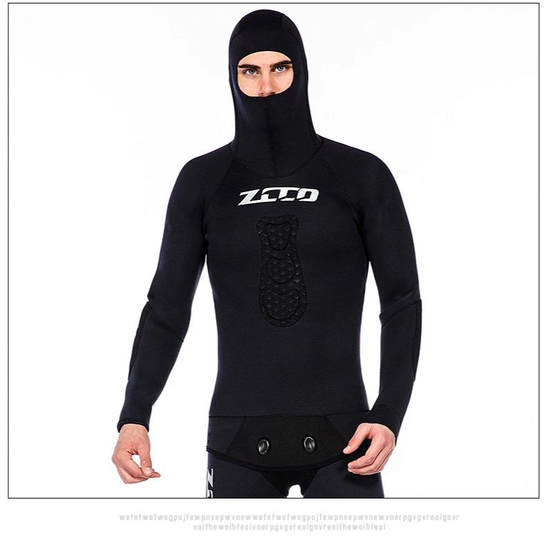 Wetsuit 3.5mm Mens  CR Neoprene Open Cell camouflage Two-piece  spearfishing diving suit winter swimsuit Unisex