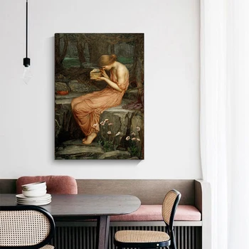

Citon William Waterhouse《Psyche Opening the Golden Box》Canvas Art Oil painting Artwork Picture Modern Wall Decor Home Decoration