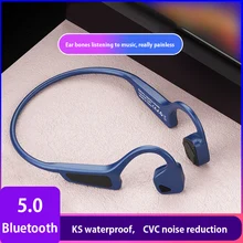 Bone Conduction Headset Wireless Bluetooth Earphones for Iphone 7 8 Plus X Max Xr Sport with Mic Waterproof Wireless Headphones