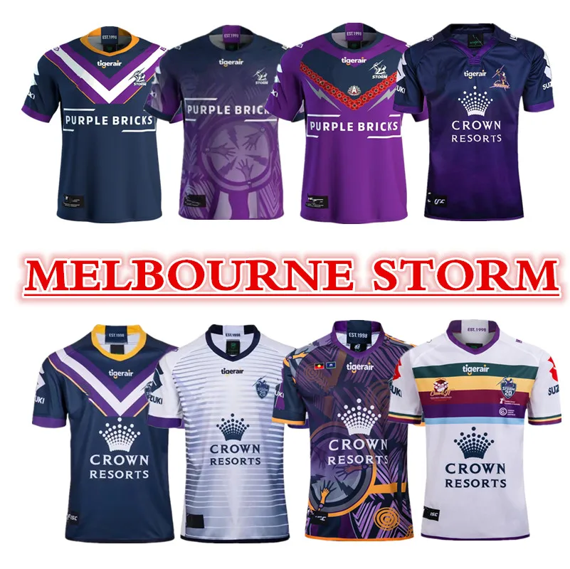 

2018-2019 MELBOURNE STORMS RUGBY JERSEY Size: S-3XL The quality is perfect. Free Delivery