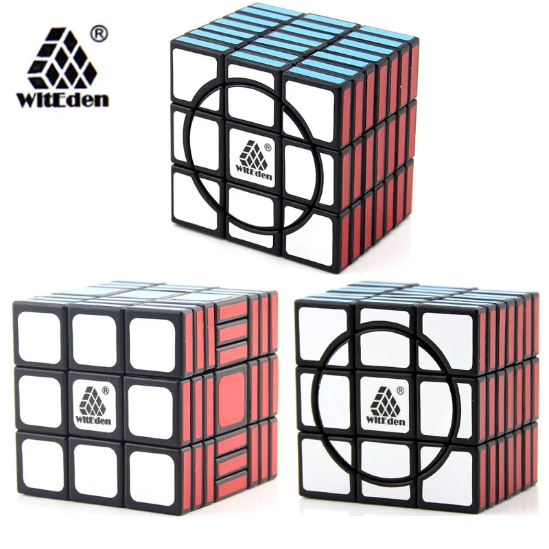 Rare WitEden Standard 337 3x3x7 Full Function Magic Cube Black 