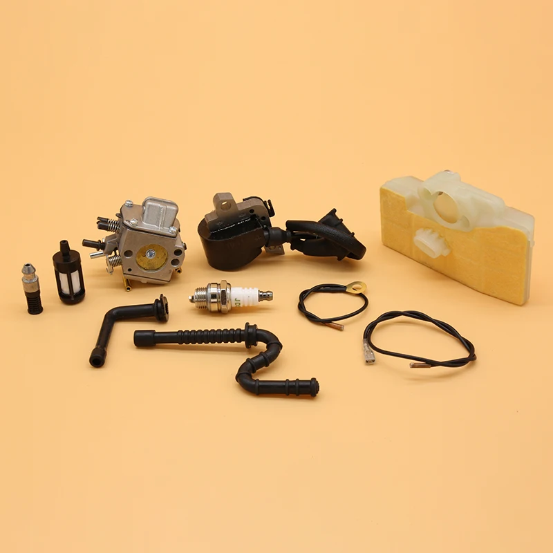 

Carburetor Ignition Coil Spark Plug Oil Fuel Filter Line Air Filter Fit For STIHL MS290 MS310 MS390 Garden Chainsaw Spare Tool P