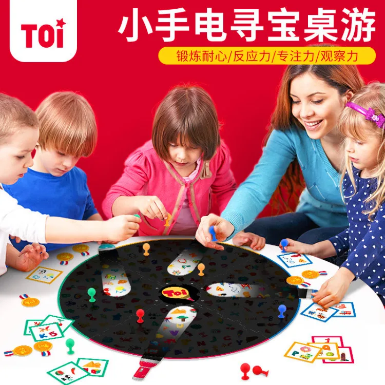 

Toi Flashlight Look Tabletop Game Children Training Observation Concentration Reaction Force Early Education Interactive 3-8-Yea
