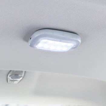 

LEEPEE Car Auto Interior Light 10 LED Vehicle Roof Ceiling Lights White Car Reading Magnet Dome Light USB Charging Universal
