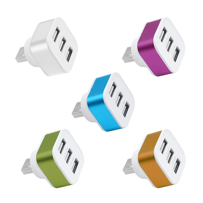 Высокоскоростной 3-портовый портативный концентратор USB 2 0 алюминиевый сплав +