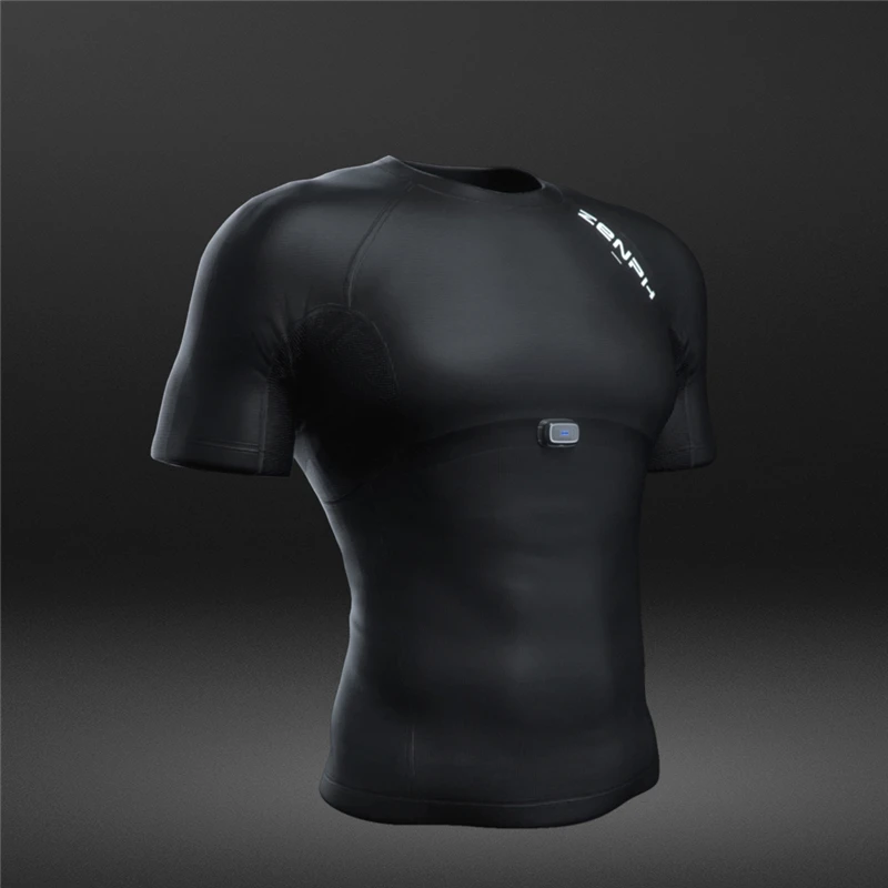  Zenph Smart Sportswear O-neck Short Eleeve Smart T-shirt High Elasticity Quick-dry Real Time Monito - 4000092908749