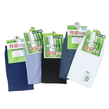 

Woman thin bamboo fiber medium tube color socks gray white black navy blue medium blue five colors five pieces