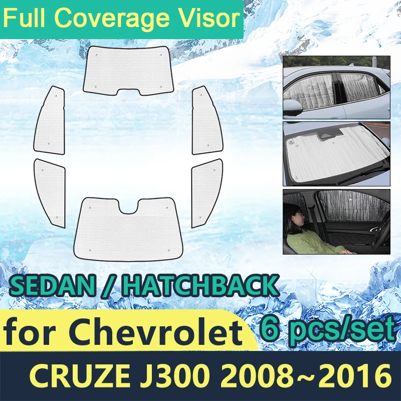 

Full Cover Sunshades For Chevrolet Holden Cruze Daewoo Lacetti Premiere J300 Sedan Hatchback 2008~2016 Car Windshields 2015 2014