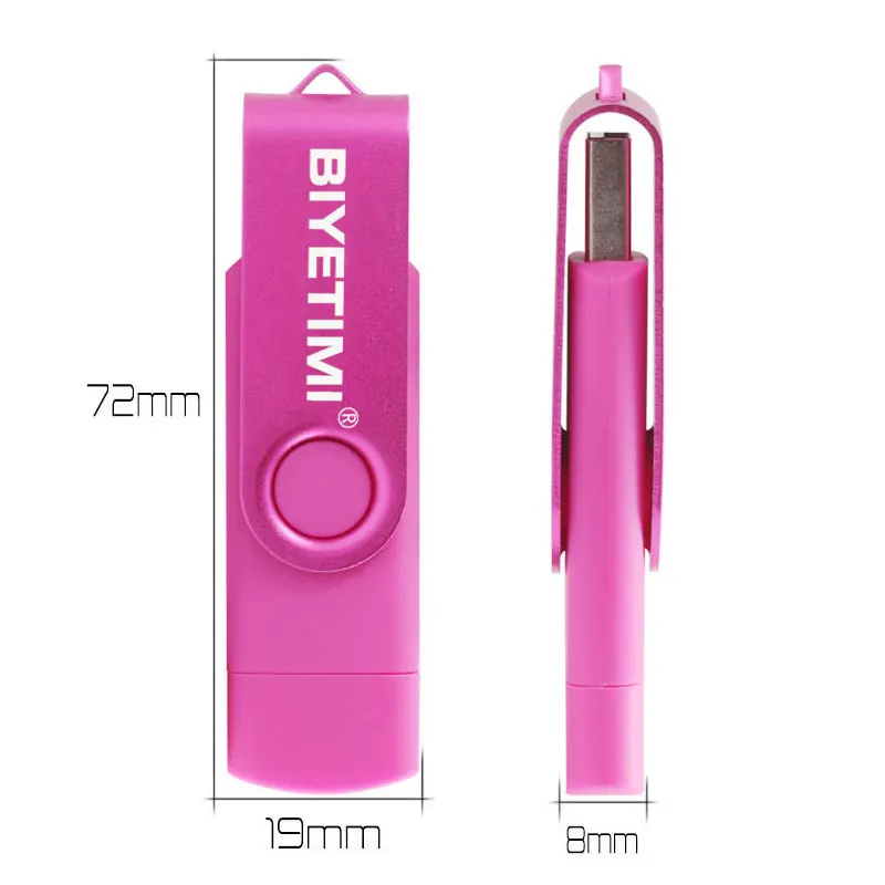  BIYETIMI 3.0 OTG USB flash drive for SmartPhone/PC 64GB 8GB 16GB 32GB High speed Biyetimi Pen drive