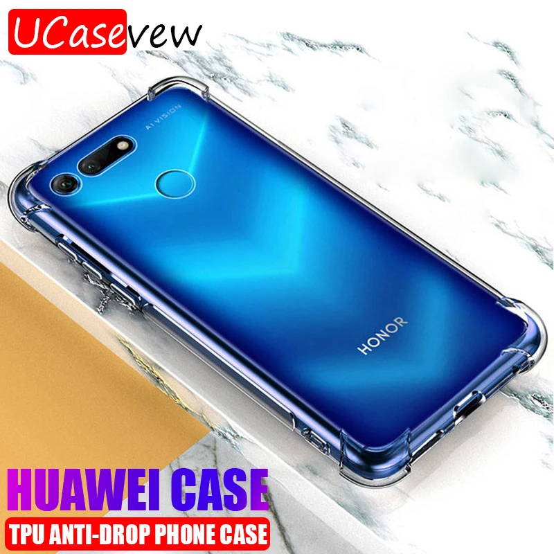 Прозрачный чехол для телефона с воздушной подушкой huawei P20 P30 Pro mate 20 Lite Y9 Y6 2019 Niva 4 A5