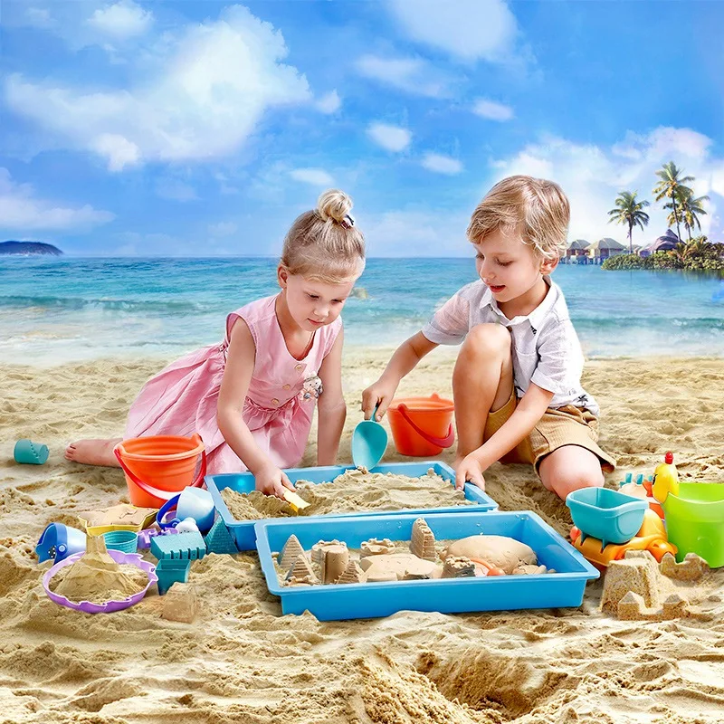 Onshine детский пляжный набор игрушек для песка, колесо для воды, пляжные формы, Пляжное ведро, лопата для пляжа, набор инструментов