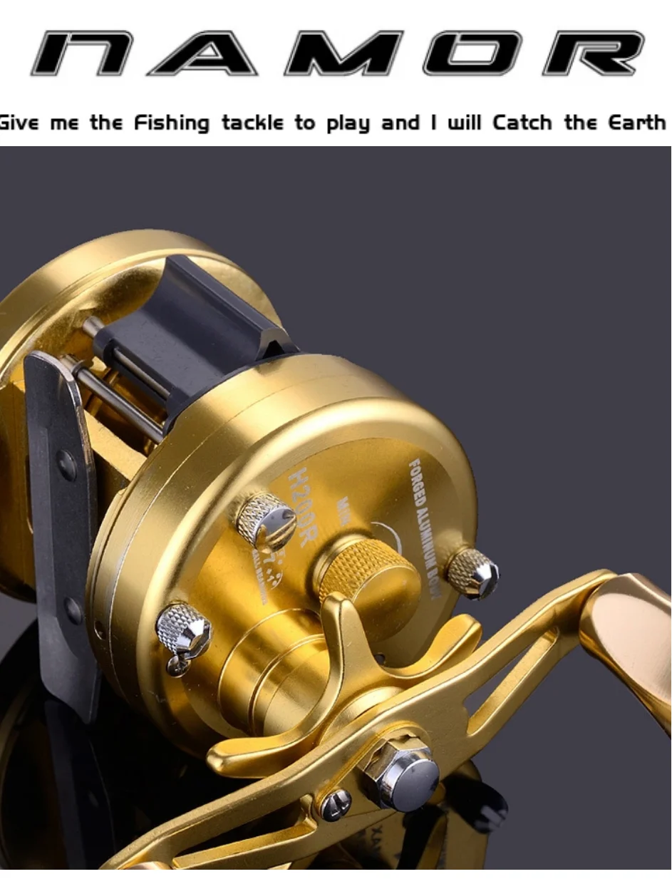 NAMOR Golden Warrior7+ 1 Катушка Для baitcasing для правой/левой руки Pesca круглая Катушка Для baitcasing катушка для соленой воды 6,2: 1 троллинг катушка для карпа