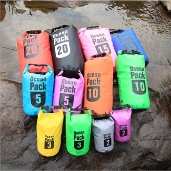 

10L Sport Swimming Bag PVC Waterproof Backpack Fashion Bags for Women Men Sport Outdoor Hiking Shoulder Folding Bags