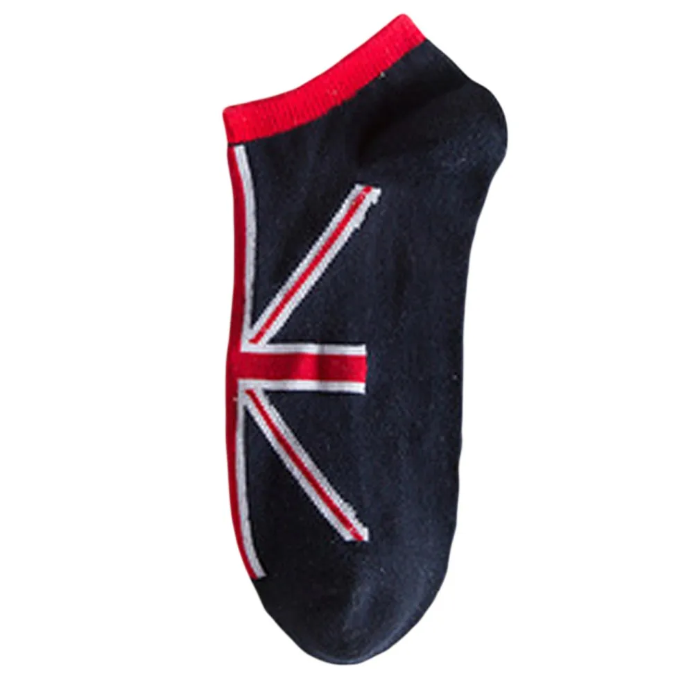 New Mens Comfortable Sports Mosaic Pattern Cotton Sock Stripe Series Fashion Casual Slippers Short Soft Ankle Socks