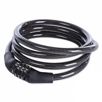 

Bike Lock Digit 4 Code Combination Bicycle Lock Bicycle Security Lock Bicycle Equipment Anti-Theft Lock