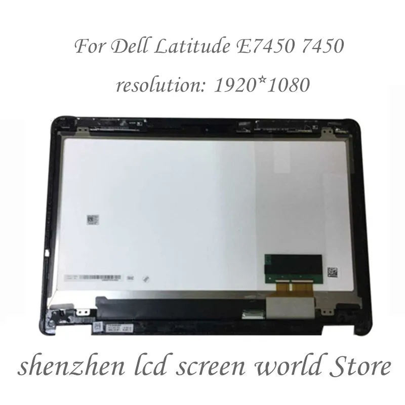 For Dell E7450 E7250 Lp140wf2 Spc1 14 0 Lcd Touch Screen Assembly 19 1080 Laptop Lcd Screen Aliexpress