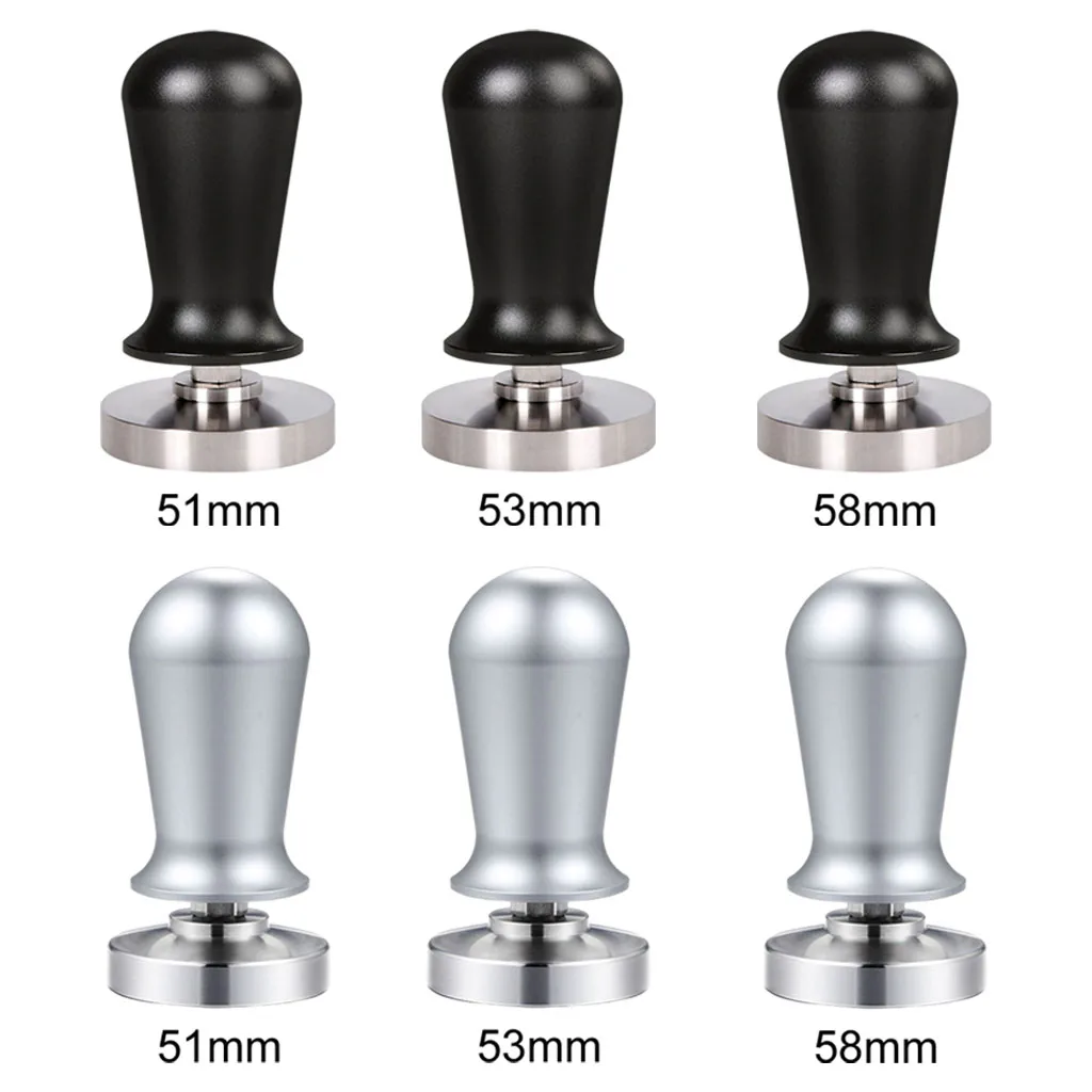 Stainless Steel Coffee Tamper Elastic Pressure Powder Hammer Espresso Cafe Bar Accessories | Дом и сад