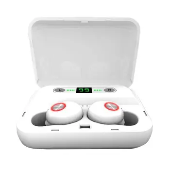 

2020 Wireless Earphone Bluetooth V5.0 TWS Wireless Bluetooth Headphone LED Display With 2000mAh Power Bank Headset Microphone