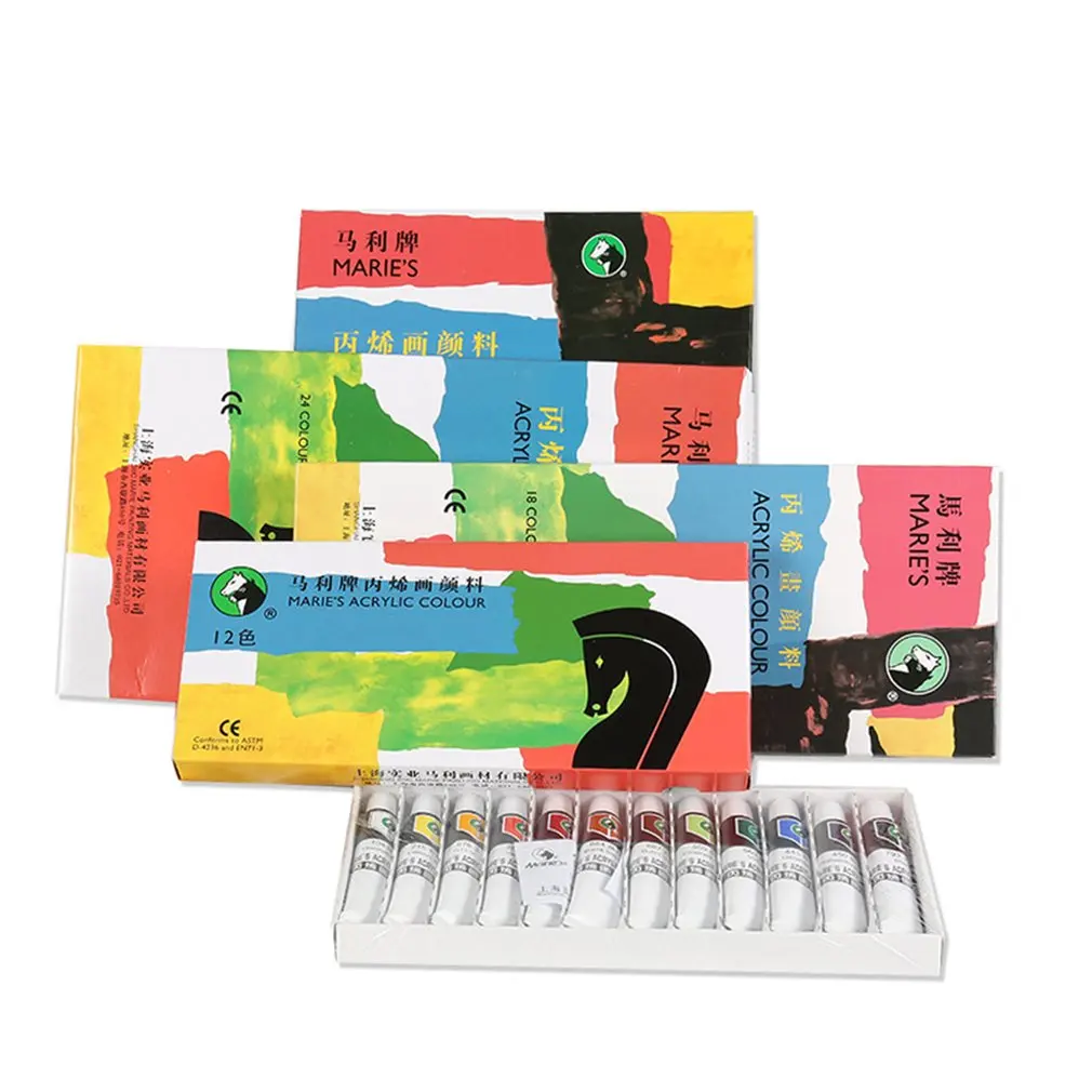 

For Marley Acrylic Paint 24 Color Set Children'S Textile Fiber Diy Dye Hand-Painted Handmade Beginners Draw Shoes