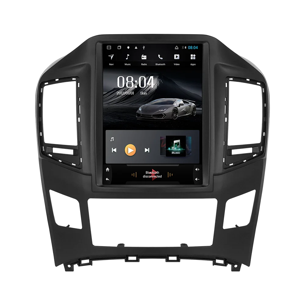 Android 9,0 2G ram 4G global Lte Автомобильный gps мультимедийный стерео радио плеер для hyundai H1 вертикальный плеер навигационная система